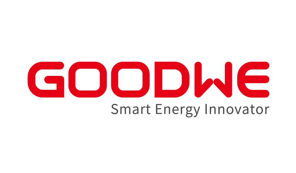Logo GoodWe – producenta falowników hybrydowych do magazynów energii