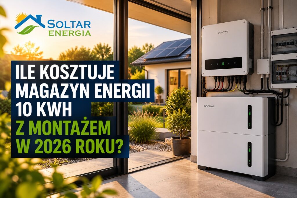 Magazyn energii 10 kWh z falownikiem GoodWe w domu z instalacją fotowoltaiczną – SOLTAR ENERGIA